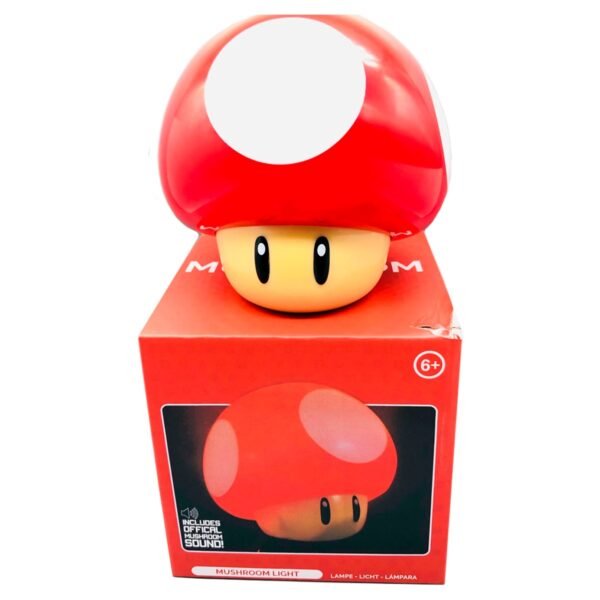 Lampara Hongo Roja Mario Bross