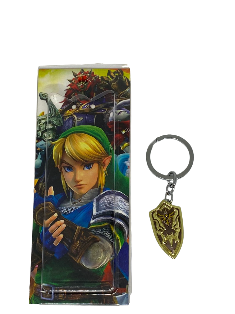 Llavero Metal Escudo Dorado Zelda