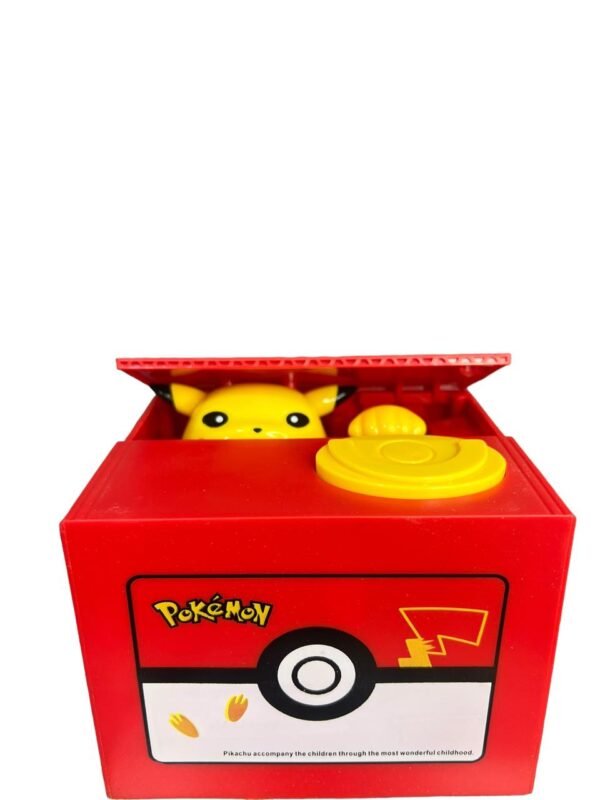 Alcancía Pikachu Traga Monedas Pokemon - Imagen 2