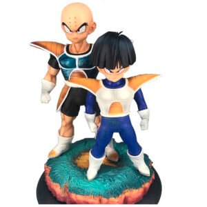 Figura Gohan Y Krilin Traje Sayajin 24 Cm Dragon Ball