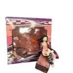 Figura Nezuko Sentada En Piedra 17 Cm - Demon Slayer
