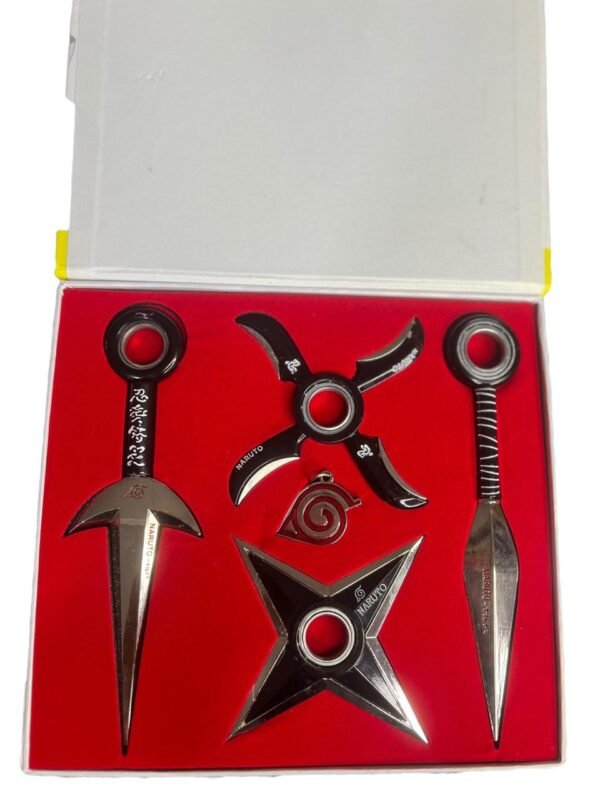 Set de Kunais X4 Giratorios Naruto - Imagen 2