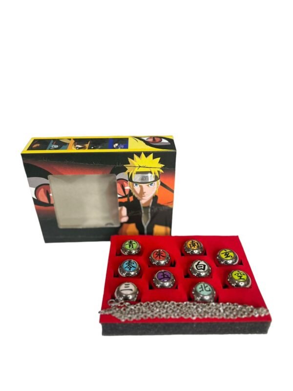 Set Anillos Akatsuki Naruto X10