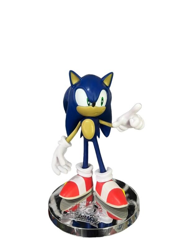 Figura Sonic Base Lujosa Tipo Espejo - Imagen 2