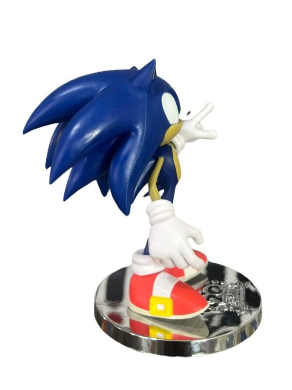 Figura Sonic Base Lujosa Tipo Espejo - Imagen 4