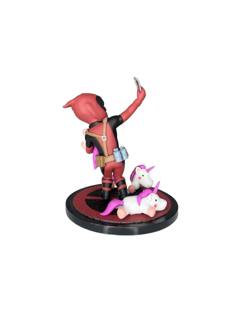 Figura De Colección Deadpool Selfie Unicornios 13 cm - Imagen 4