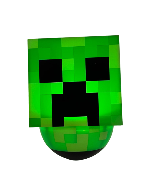 Lampara Cara De Creeper/ Minecraft