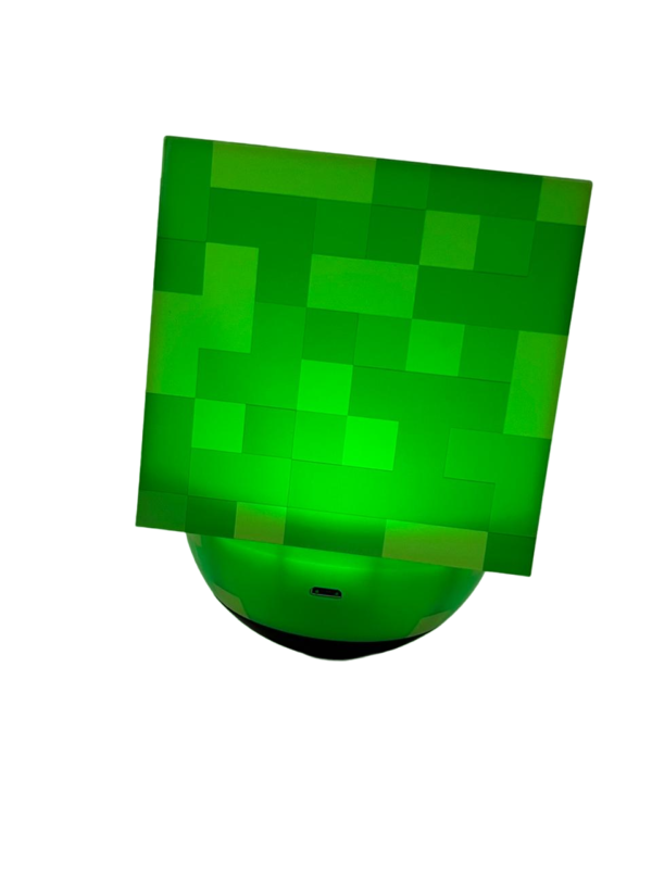 Lampara Cara De Creeper/ Minecraft - Imagen 2