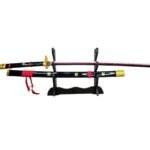 Katana Madera Con Luz Led Zoro Enma Negra One Piece