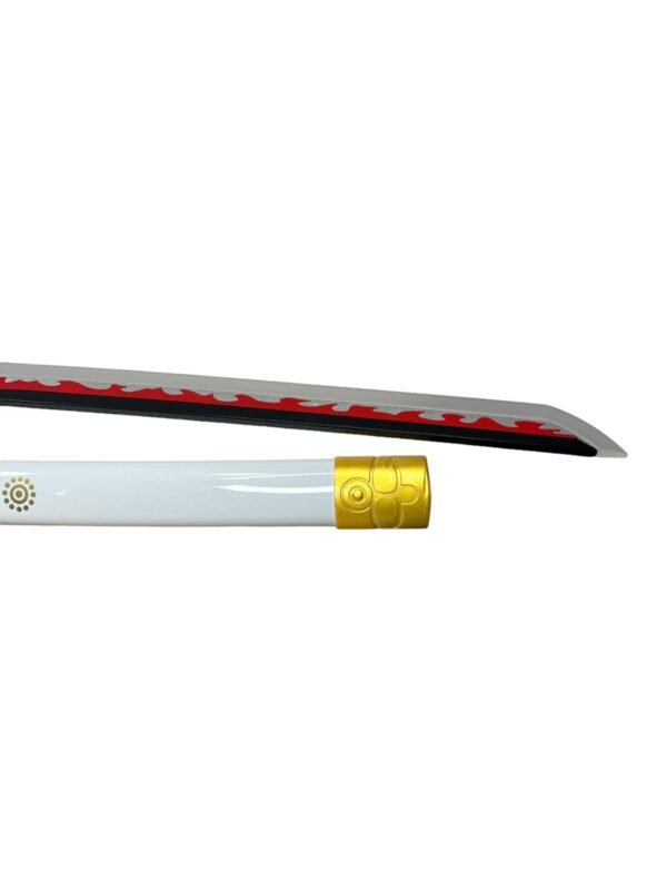 Katana Madera Con Luz Led Zoro Enma Blanca One Piece - Imagen 3
