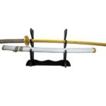 Katana Madera Con Luz Led Serpiente Dorada Ninja