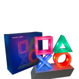 Lampara de mesa Iconos Playstation  15cm