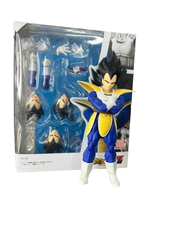 Figura Articulada Vegeta Traje De Batalla  Dragon Ball