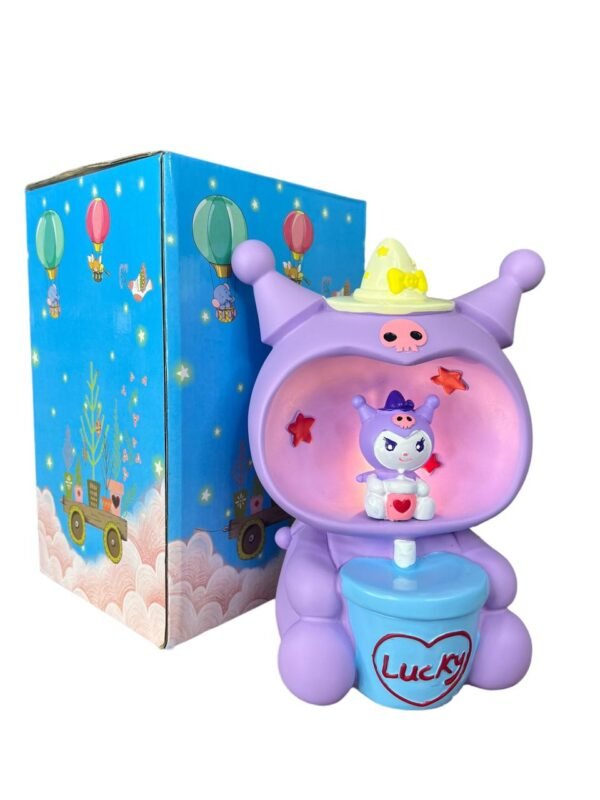 Lampara De Mesa Kuromi Morado Hello Kitty