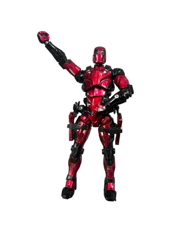 Figura Articulada Deadpool 15cm Fighting Armor - Imagen 2