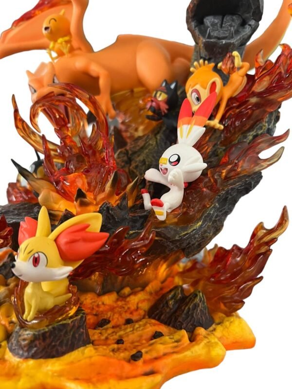 Figura Tipo Lampara Iniciales Tipo Fuego 28 Cm Pokemon - Imagen 6
