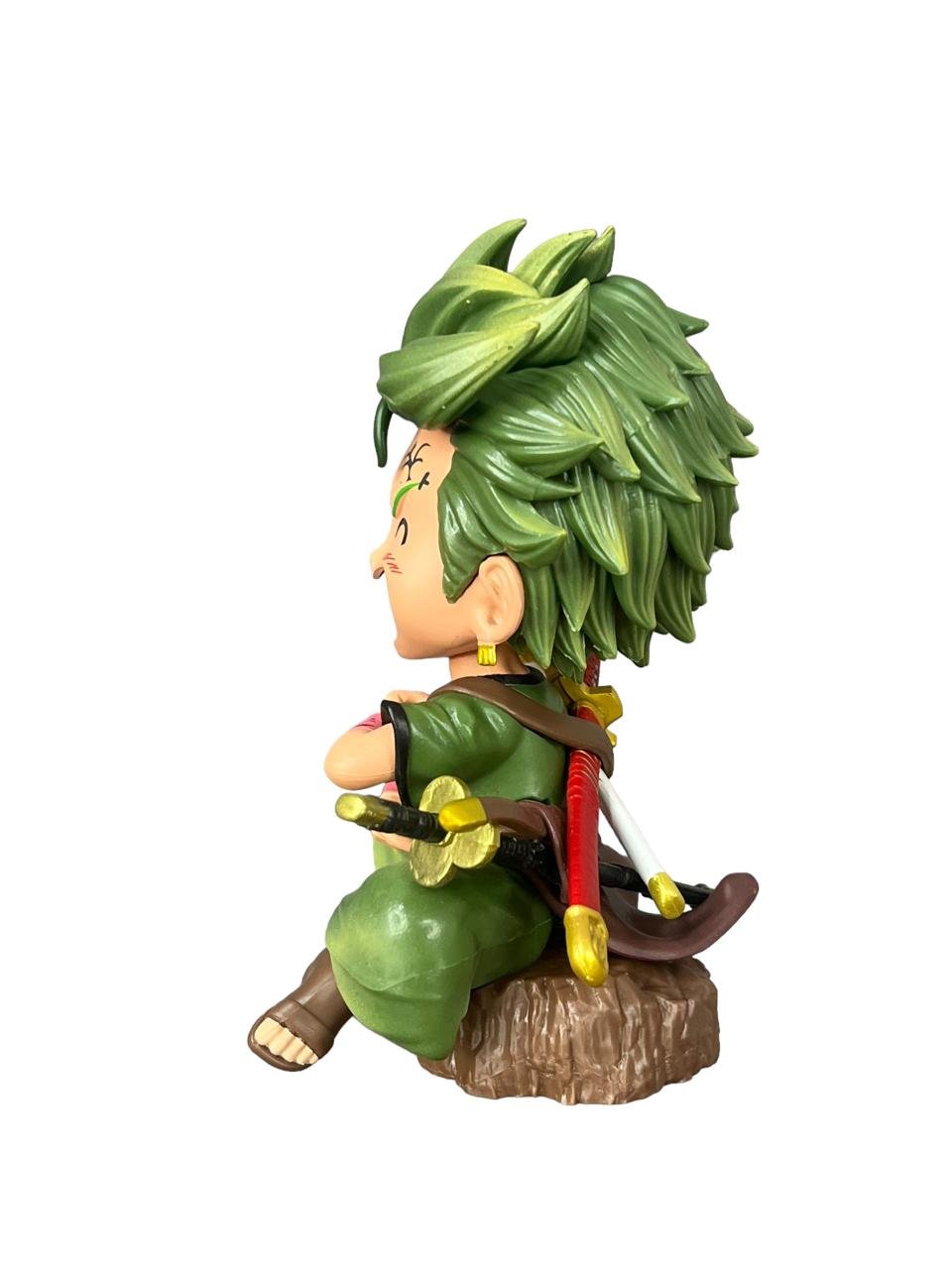 Figura Zoro Booblehead Sentado 15cm One Piece - Imagen 2