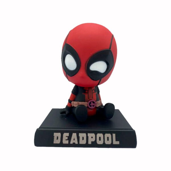 Figura Mueve Cabeza Deadpool 12cm - Imagen 2