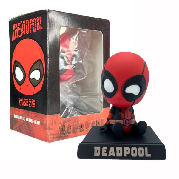 Figura Mueve Cabeza Deadpool 12cm