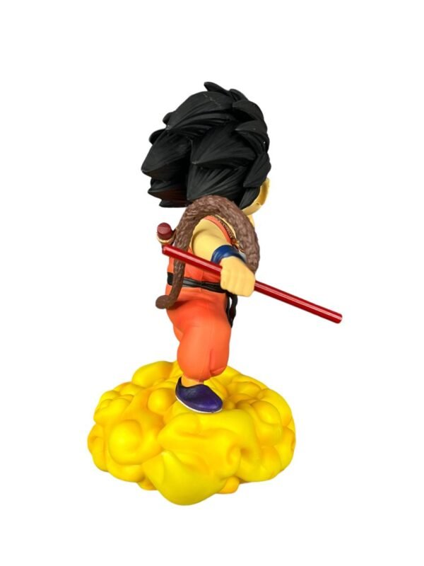 Figura Goku En Nube Con Bastón 14cm Dragón Ball - Imagen 4