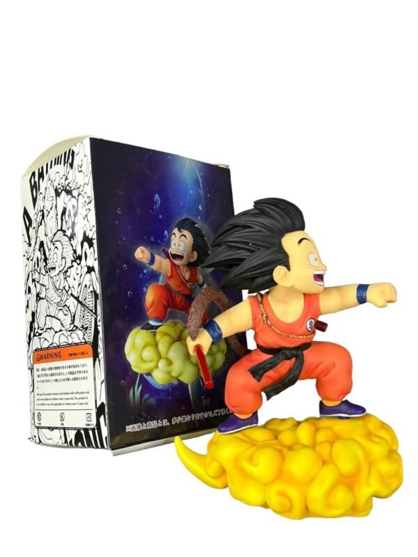 Figura Goku En Nube Con Bastón 14cm Dragón Ball