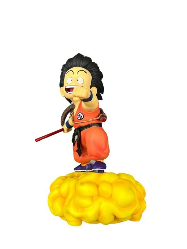 Figura Goku En Nube Con Bastón 14cm Dragón Ball - Imagen 2