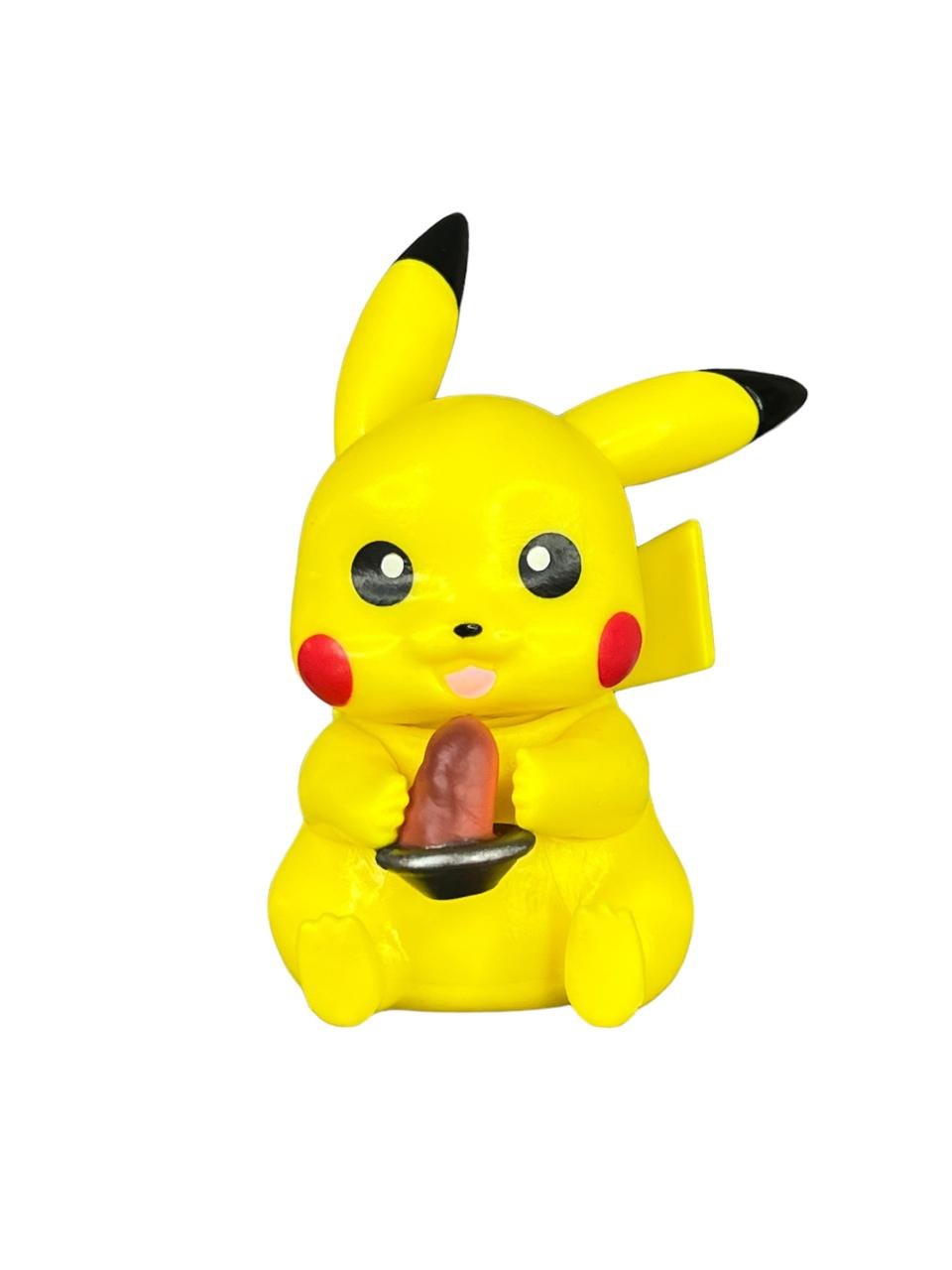 Figuras Coleccionables X6 Pikachu Comiendo Pokemon - Imagen 6