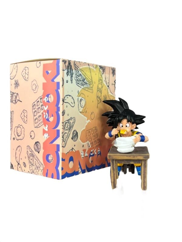 Mini Figuras Goku y Vegeta 8cm Comiendo Dragon Ball - Imagen 10
