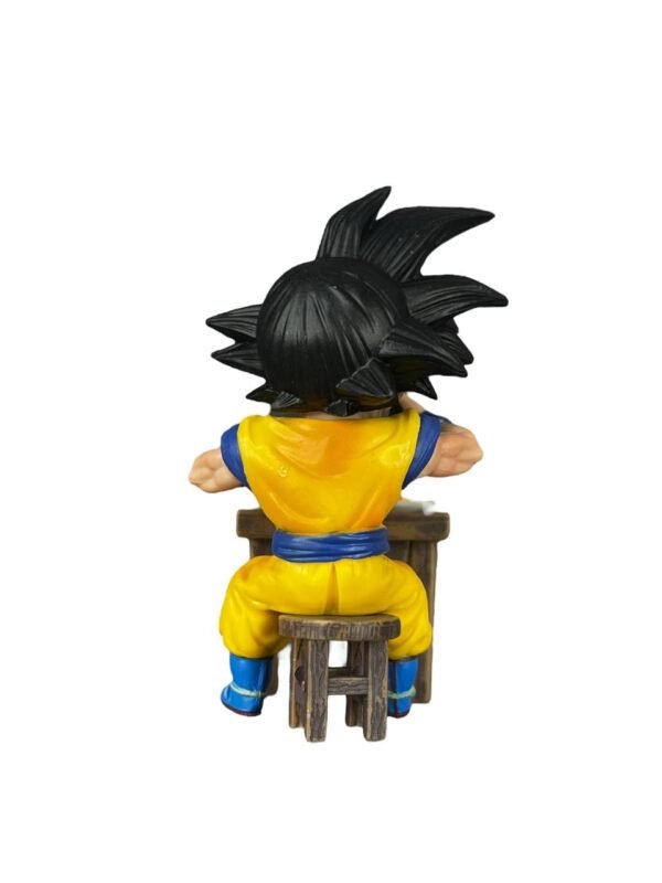 Mini Figuras Goku y Vegeta 8cm Comiendo Dragon Ball - Imagen 9