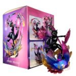 Figura Tipo Lampara Mewtwo Negro 16cm Pokemon