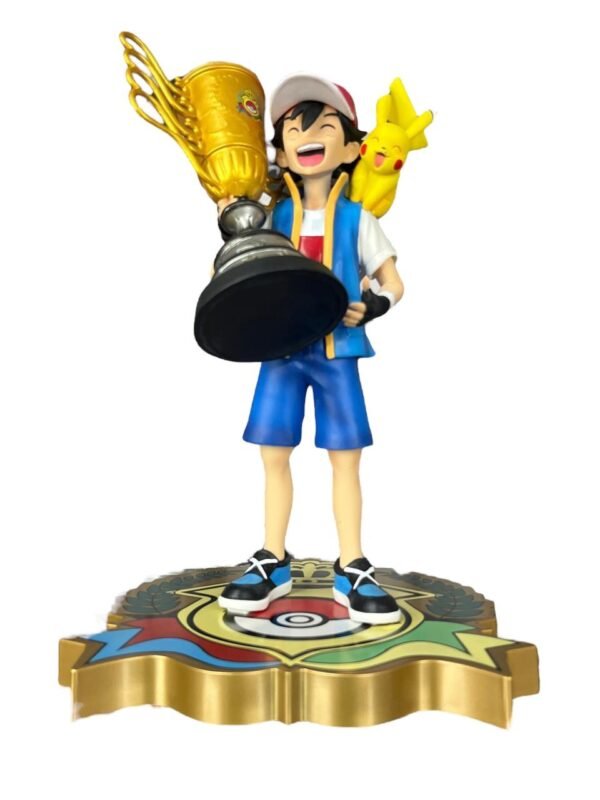 Figura Ash Campeón De Liga 23cm Pokemon - Imagen 2
