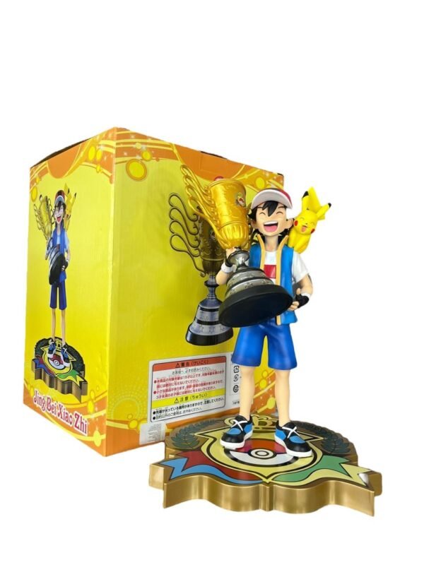 Figura Ash Campeón De Liga 23cm Pokemon