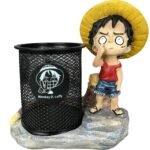Porta Lápices Luffy En Piedra 16cm One Piece