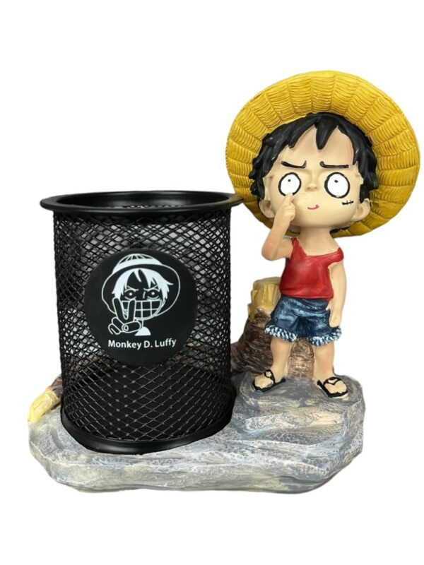 Porta Lápices Luffy En Piedra 16cm One Piece