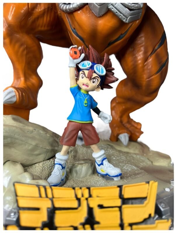 Figura Metal Greymon &  Yagami 45cm Digimon - Imagen 6