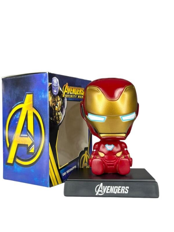Figura Mueve Cabeza iron Man Marvel