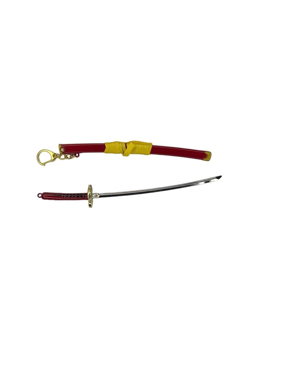 Llavero Mini Katana Zoro Roja One Piece - Imagen 3