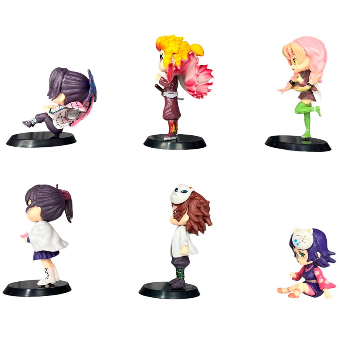 Figuras X6 1ra Temporada Demon Slayer 6cm - Imagen 2