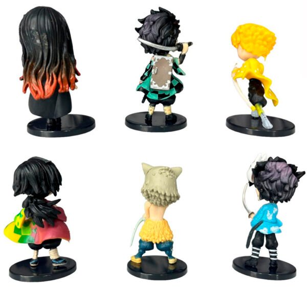 Figuras Coleccionables X6 Demon Slayer 6cm - Imagen 3