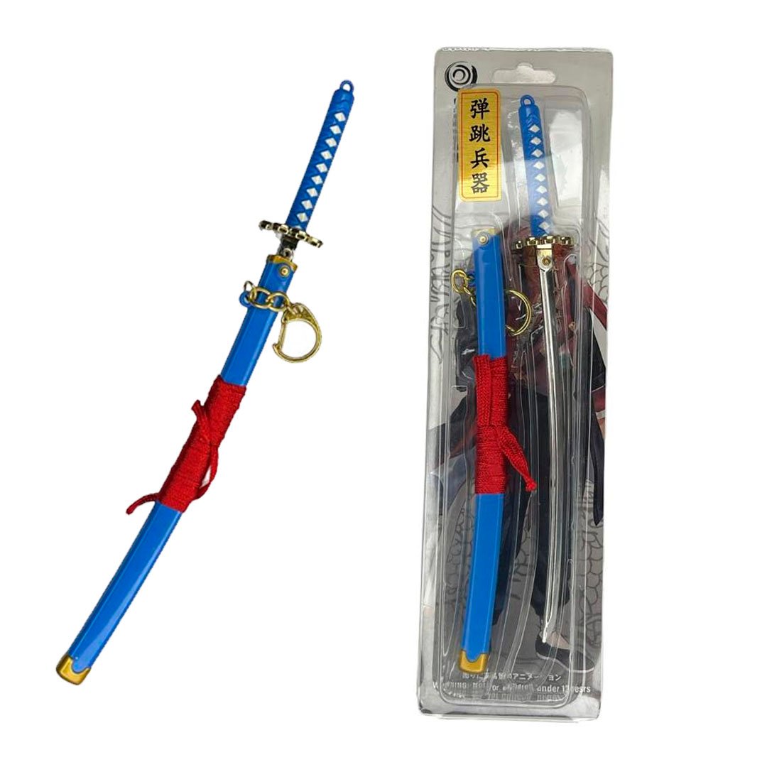 Llavero Mini Katana Zoro Enma Azul One Piece