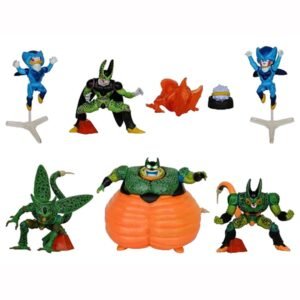 Mini Figuras Coleccionables x8 Cell Evoluciones Dragon Ball