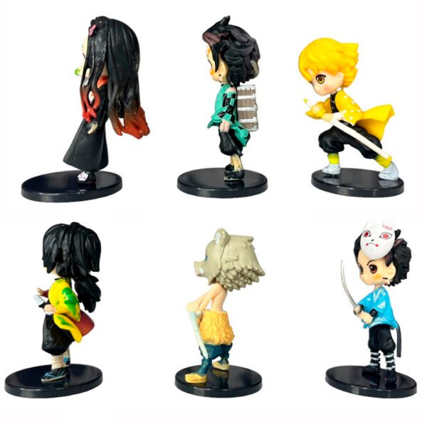 Figuras Coleccionables X6 Demon Slayer 6cm - Imagen 2