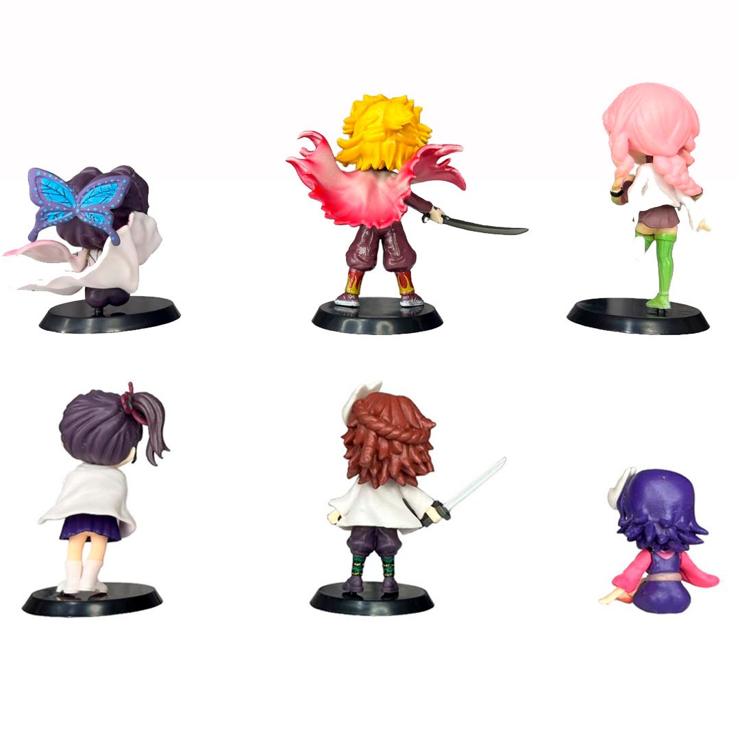 Figuras X6 1ra Temporada Demon Slayer 6cm - Imagen 3