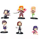 Figuras X6 1ra Temporada Demon Slayer 6cm