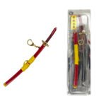 Llavero Mini Katana Zoro Roja One Piece