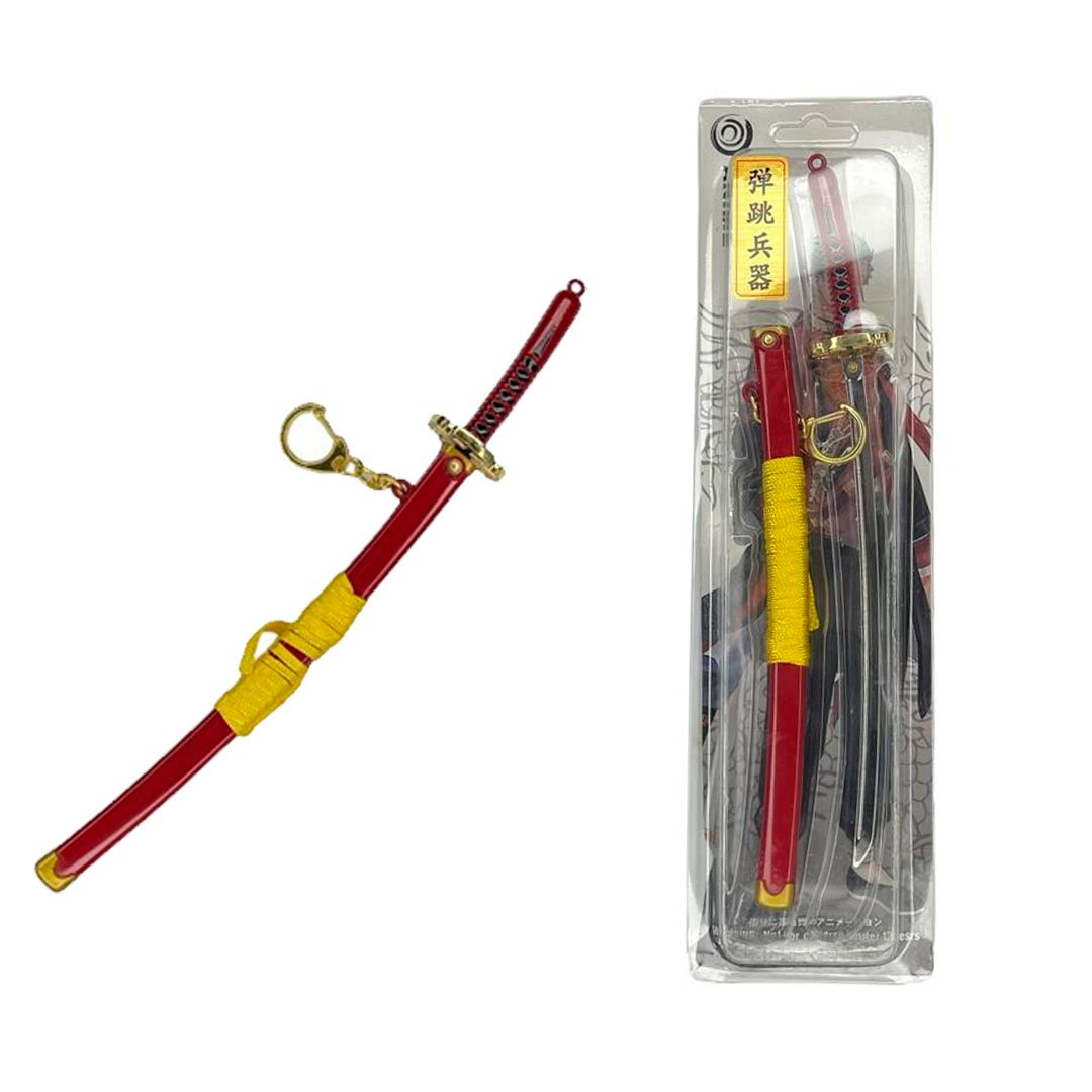 Llavero Mini Katana Zoro Roja One Piece