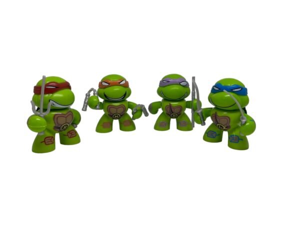 Figuras Coleccionables X4 Tortugas Ninja 7cm