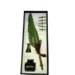 Pluma Verde + tinta Harry Potter