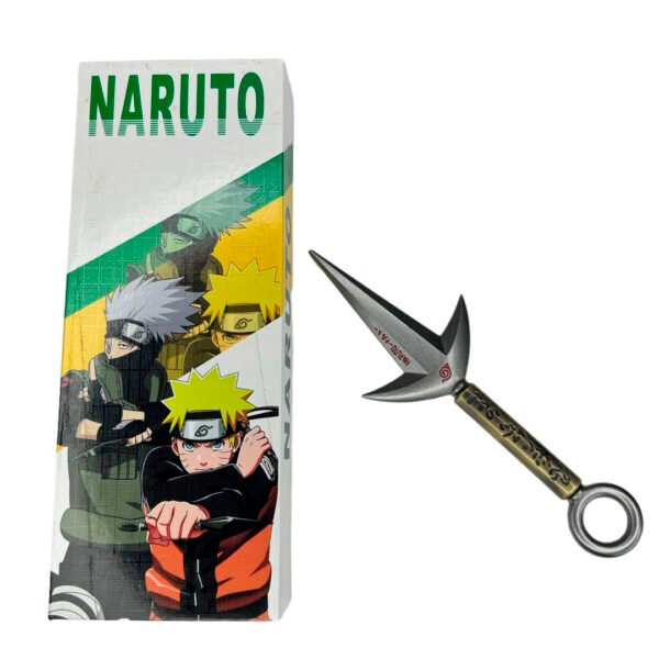 Kunai Minato Negra Dorada Naruto Shippuden/ Coleccionable