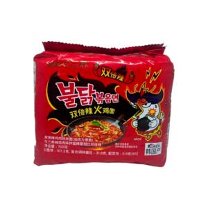 Ramen De Carne Picante Pack X5 - Buldak (Rojo)